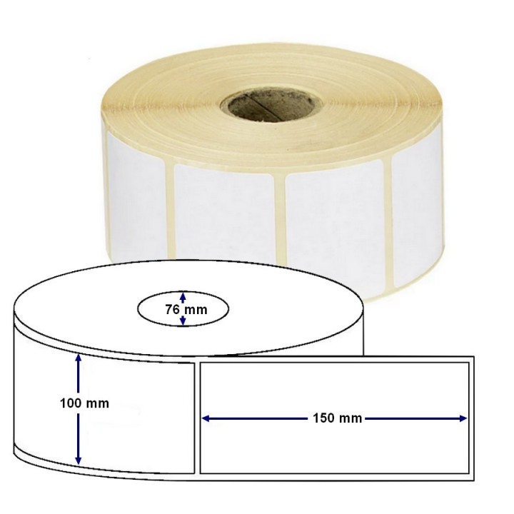 Etiquette ZEBRA thermique direct Z-PERFORM1000D - 3006306-T