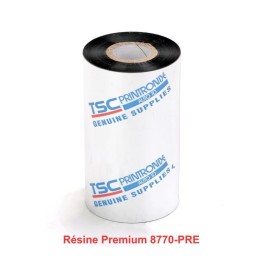 Ruban transfert thermique TSC résine Premium 8770-PRE 110mm x 300m P159054-001