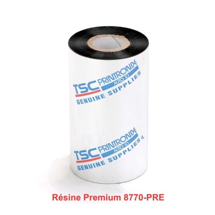 Ruban transfert thermique TSC résine Premium 8770PRE 110mm x 110m P159030-001