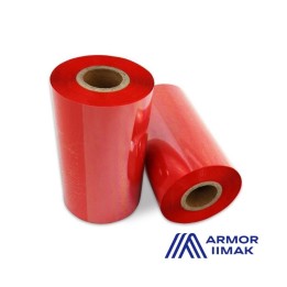 Ruban Transfert Thermique 110mmx300m Rouge Foncé APR5R T84100IO (Ancienne Réf : T64137IO)
