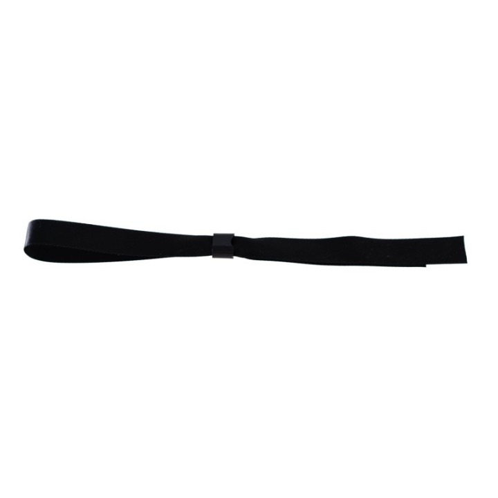 Bracelet en satin 15mm avec boucle de fermeture noir