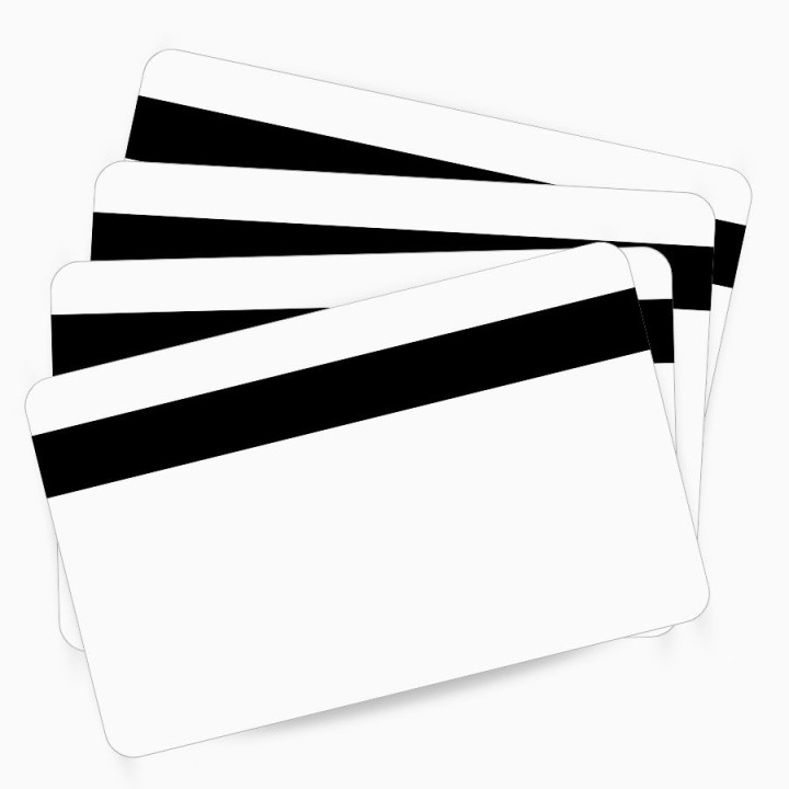 Boîte de 500 cartes PVC Zebra 104523-113 bande magnétique blanche HiCo – prix par boîte