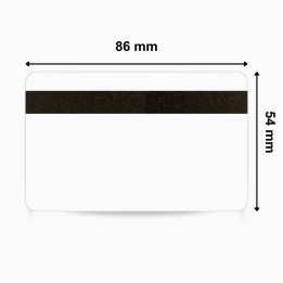 Carte PVC Zebra 104524-107 bande magnétique blanche HiCo haute durabilité – boîte de 500 cartes