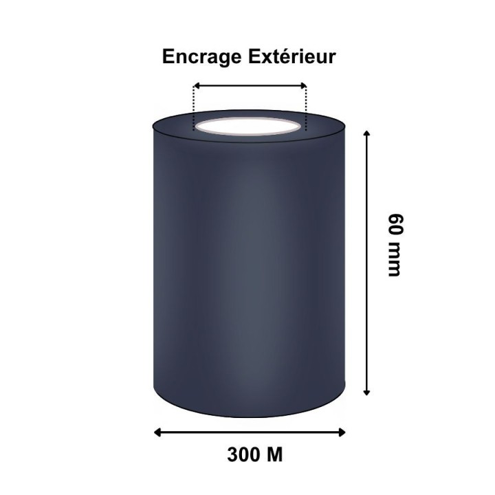 Ruban Transfert Thermique CIRE-RESINE Standard AG3 60mmx300M BFV30060AG3