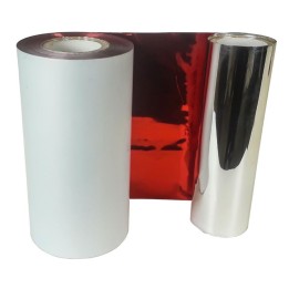 Ruban Transfert Thermique DTM PRINT Rouge métallique 220mmx200m TT03-220