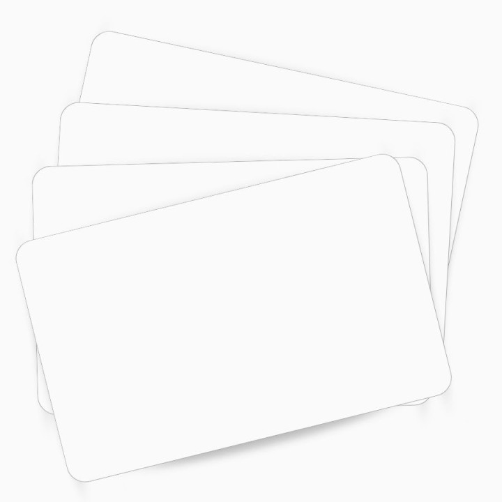 Carte PVC vierge professionnelle avec Panneau de signature Blanche 104523-118 ZEBRA – achetez sur Althus-Office