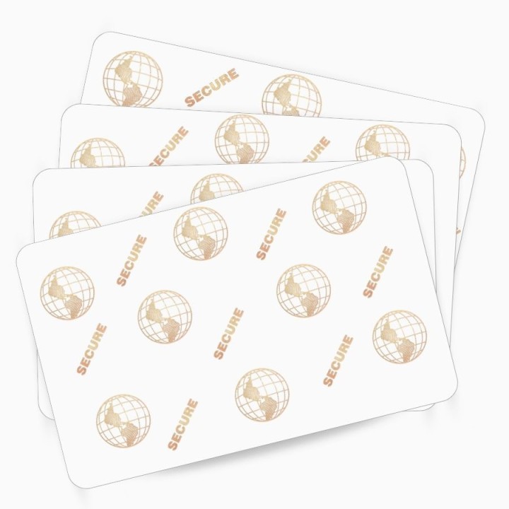 Carte PVC vierge avec Hologramme Globe 2D ZEBRA 104523-119 compatible impression thermique – commandez sur Althus-Office