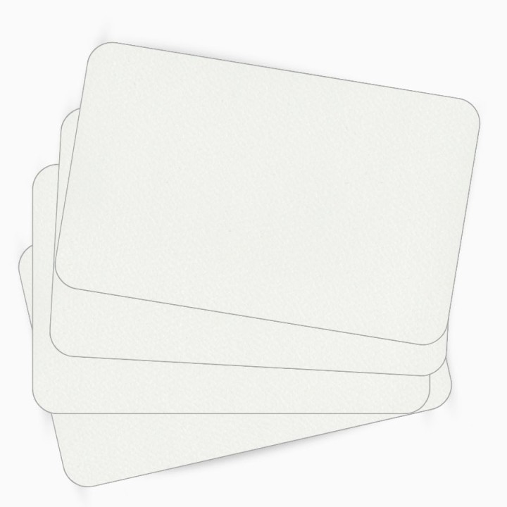 Carte PVC vierge 1 Face en papier, 1 face en PVC Blanche HID 082266 pour impression nette – achetez sur Althus-Office