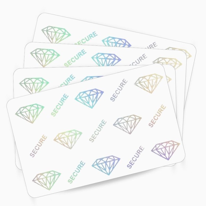 Carte PVC vierge avec Hologramme diamant 104524-121 ZEBRA pour impression badge – commandez sur Althus-Office