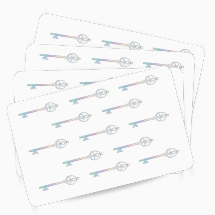 Carte PVC vierge ZEBRA avec Hologramme Clé 104524-123 pour personnalisation rapide – achetez sur Althus-Office