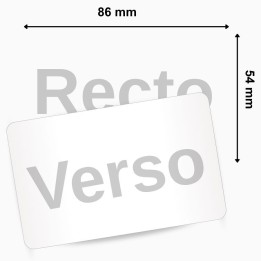 Lot cartes PVC vierges 800050-167 boîte de 500 cartes Blanc Brillant ZEBRA pour personnalisation – achetez sur Althus-Office