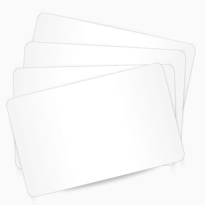 Lot 500 cartes PVC vierges ZEBRA Z6 blanc  qualité premium longue durée usage gouvernemental – achetez sur Althus-Office
