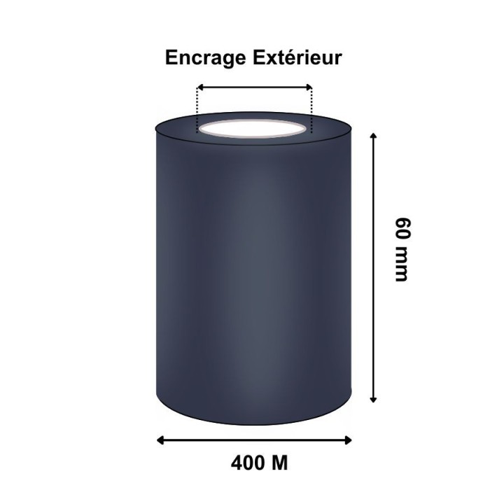 Ruban Transfert Thermique TOSHIBA CIRE/RESINE Standard AG3 60mmx400M BSA40060AG3