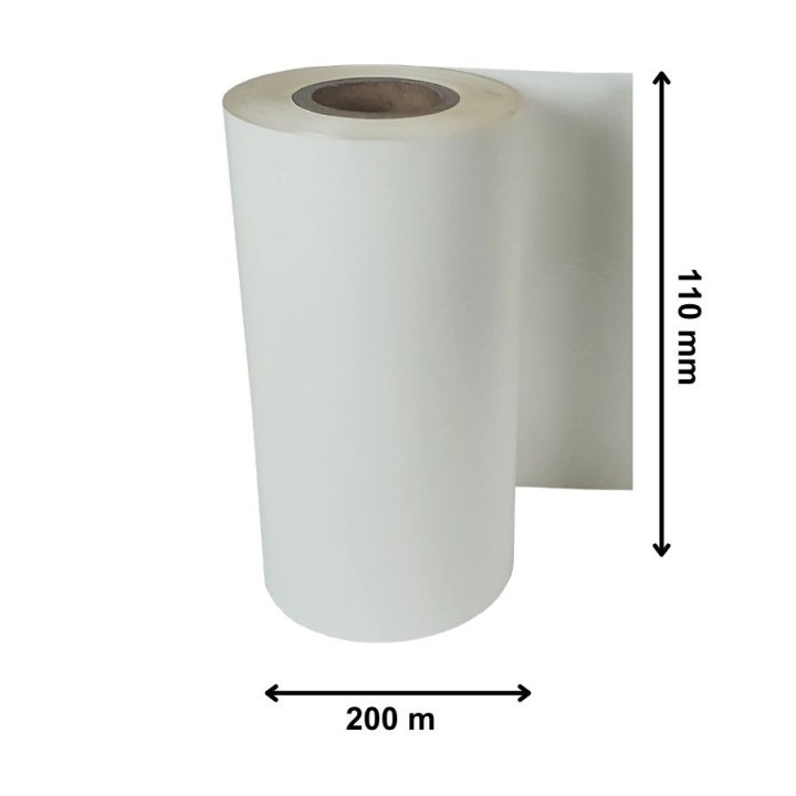 Ruban Transfert Thermique DTM PRINT Blanc 110mm x 200m TT05-110