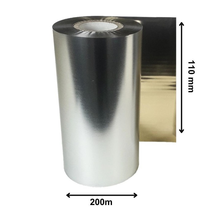 Ruban Transfert Thermique DTM PRINT Or Mat 110mmx200m TT10-110