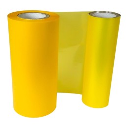 Ruban Transfert Thermique DTM PRINT Jaune 110mmx200m TT16-110