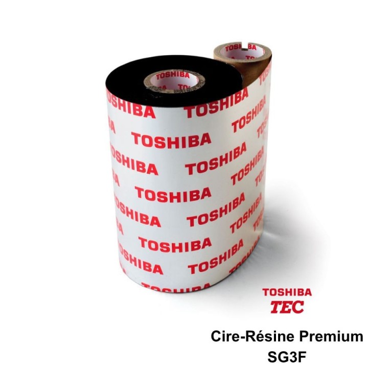 Ruban Transfert Thermique TOSHIBA CIRE/RESINE Premium SG3F 160mmx300M B8530160SG3F