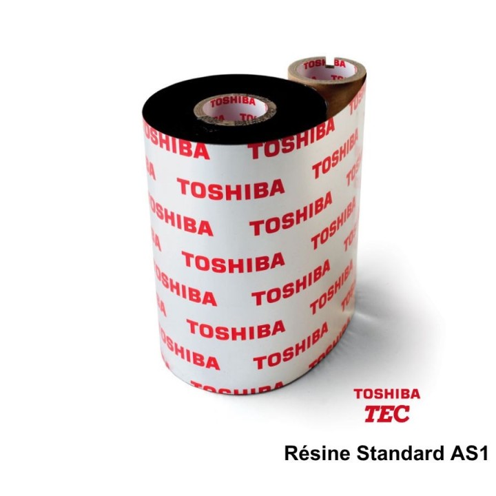 Ruban Transfert Thermique TOSHIBA RESINE Standard AS1 120mmx300M B8530120AS1