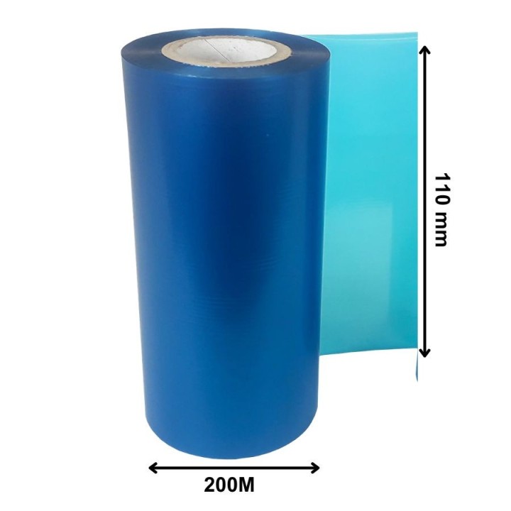 Ruban Transfert Thermique Bleu Electrique 110mm x 200m TT19-110
