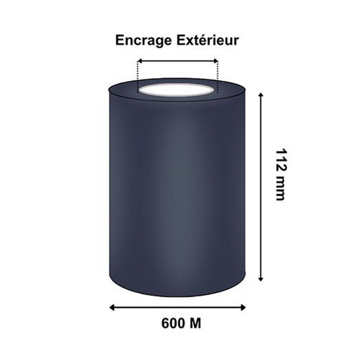Ruban Transfert Thermique TOSHIBA CIRE/RESINE Standard AG2 112mmx600M BX760112AG2