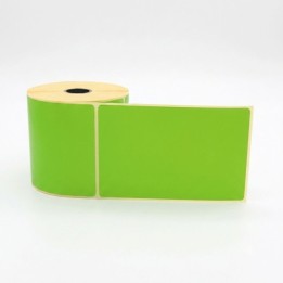Étiquette en bobine Thermique Direct Vert 100x150mm 13180