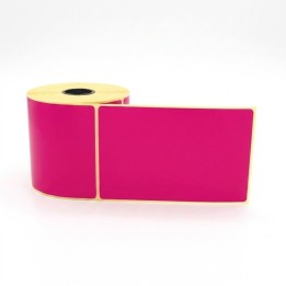 Étiquette en bobine Thermique Direct Magenta 100x150mm 13178