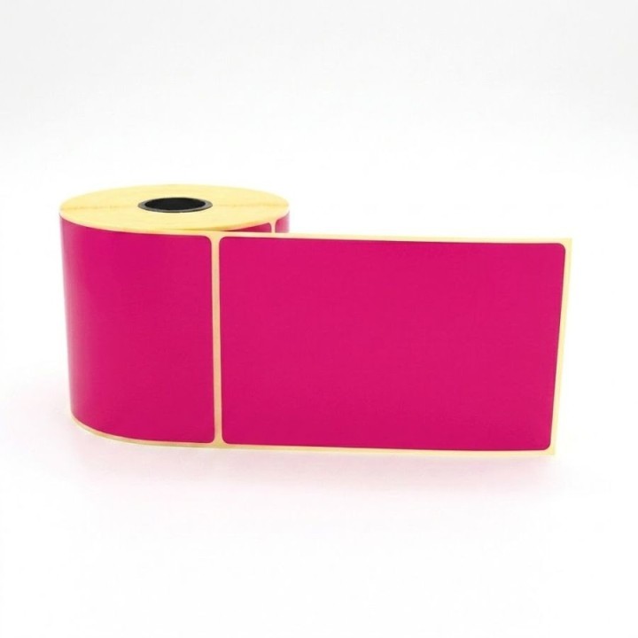 Étiquette en bobine Thermique Direct Magenta 100x150mm 13178