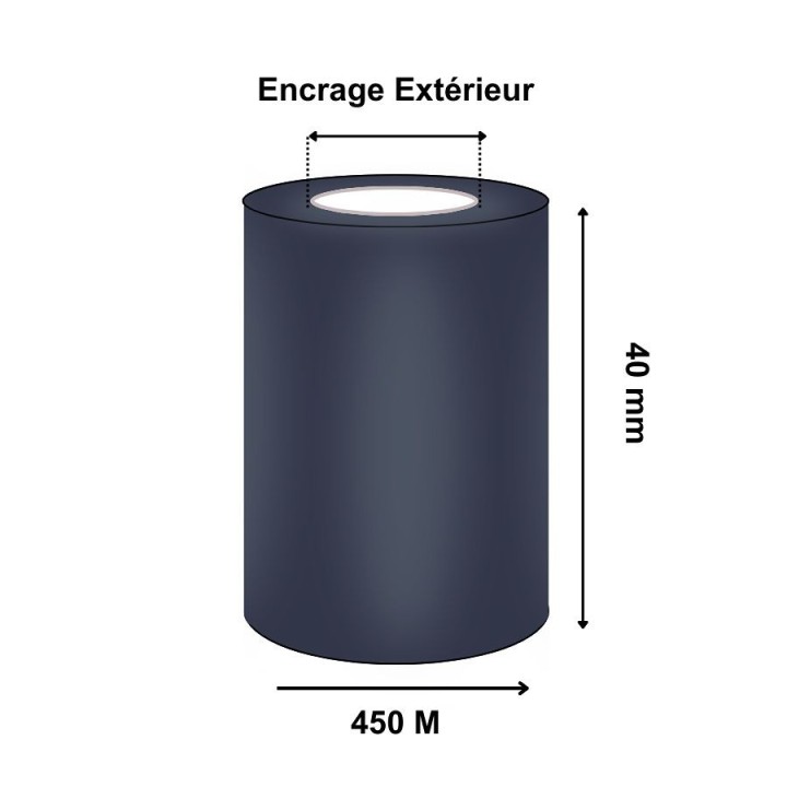 Ruban Transfert Thermique CIRE 40mmx450M AWX FH T63398IO