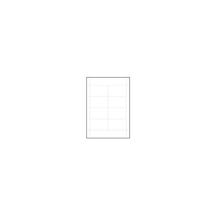 Inserts papier pour badges conférence 90x58mm IDC 40 1456120