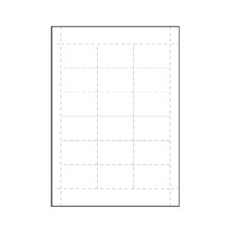 Inserts papier pour badges conférence 60 x 40 mm IDC 40.2 1456121