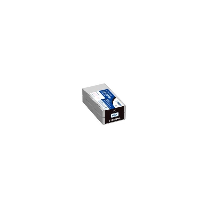 Cartouche jet d'encre Epson SJIC22P(C) Original - Noir - TM-C3500 Réf: C33S020601