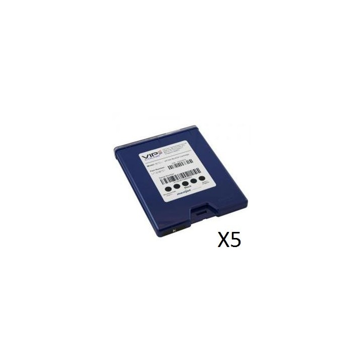 5 Cartouches Vip Color Noir VP700 - Réf: VP-700-AS05A