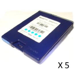 5 Cartouches Vip Color Bleu VP700 Réf: VP-700-AS02A