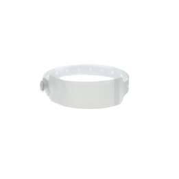 BRACELET EN VINYLE ADULTE HOPITAL AVEC ETIQUETTE TRANSPARENT 1474060