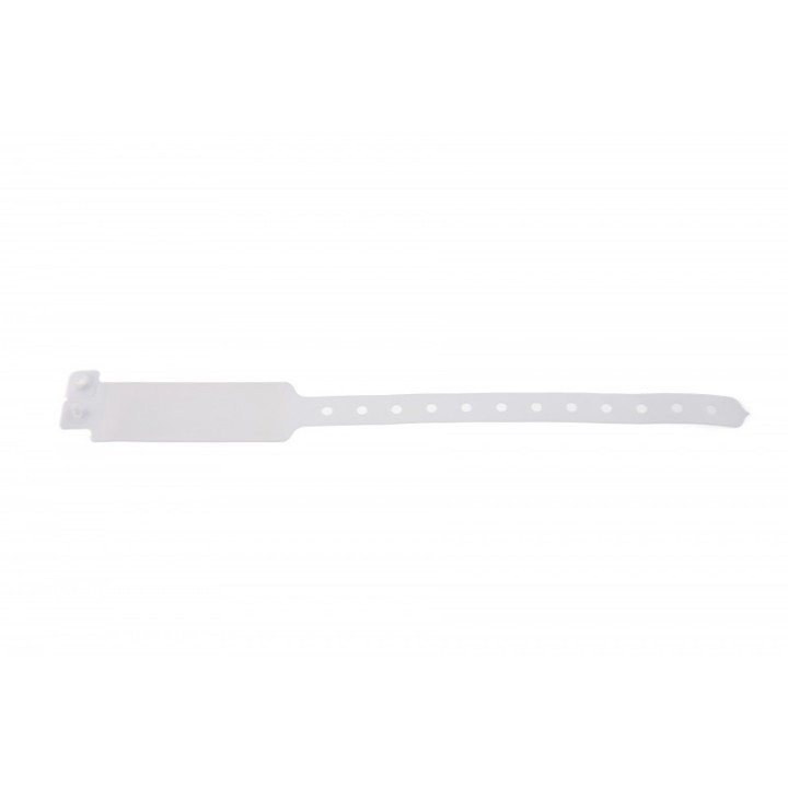 BRACELET EN VINYLE ADULTE HOPITAL AVEC PANNEAU D´ECRITURE BLANC 1474081