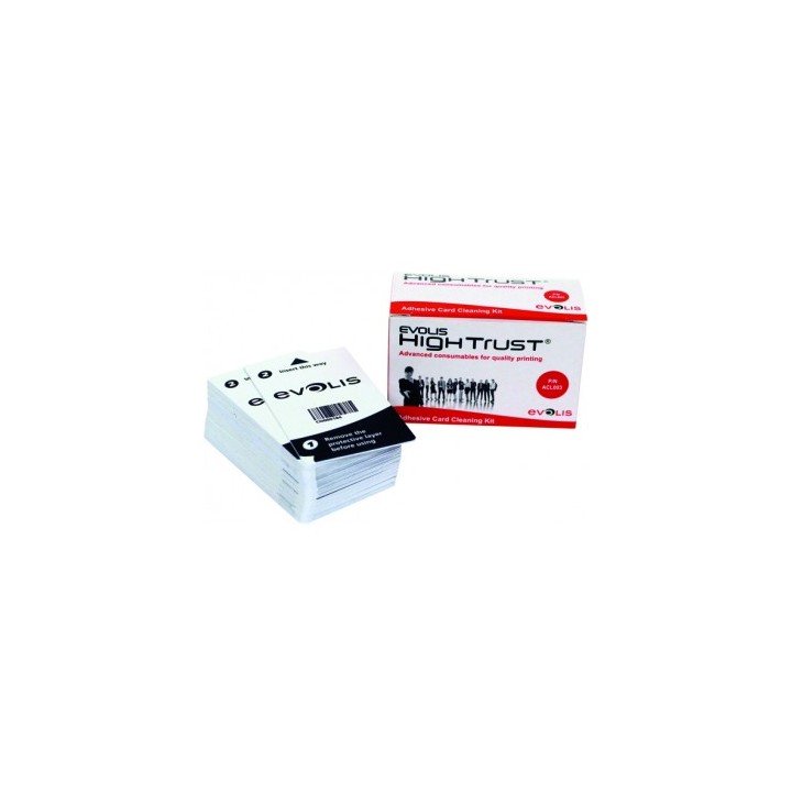 Kit De Nettoyage EVOLIS Cartes Adhésives - Réf: ACL003
