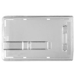 Porte-badge rigide avec glissière horizontal transparent 1454210