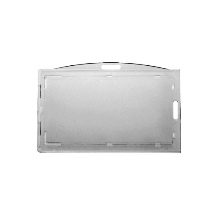 Porte-badge rigide sécuritaire horizontal/vertical transparent 1454220