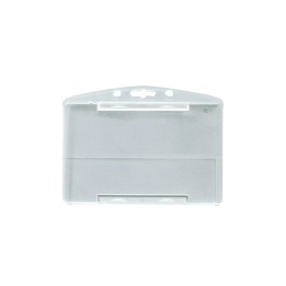 Porte-badge rigide Horizontal 1 ouverture latérale transparent 1455100