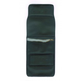 Porte-badge souple en vinyle noir aimanté Vertical 1453511 - ALTHUS-
