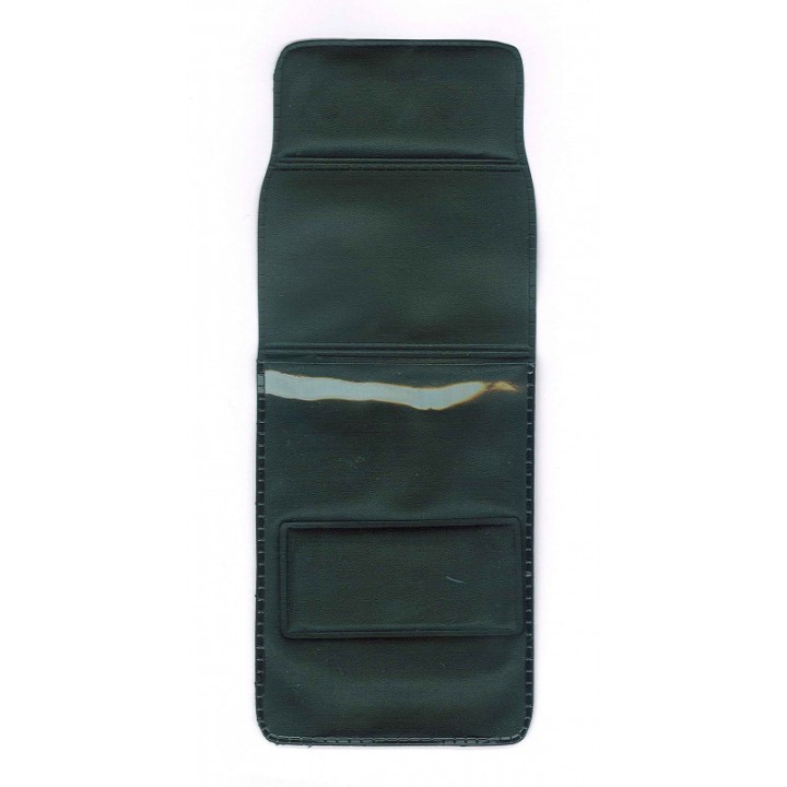 Porte-badge souple en vinyle noir aimanté Vertical 1453511 - ALTHUS-