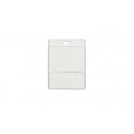 Porte-badge souple avec poche étiquette Vertical 1453200 - ALTHUS -