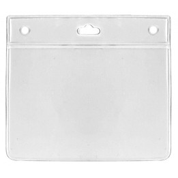 Porte-badge souple vinyle grand format 98 x 67 mm Horizontal 1453168