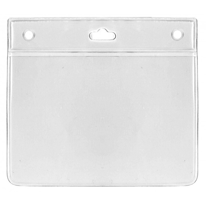 Porte-badge souple vinyle grand format 98 x 67 mm Horizontal 1453168