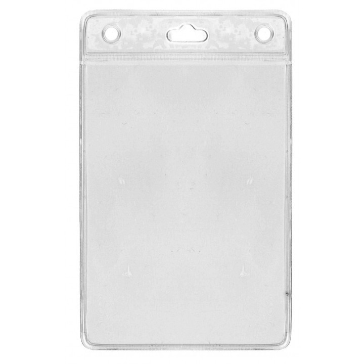 Porte-badge vinyle souple grand format 98 x 67 mm Vertical 1453169