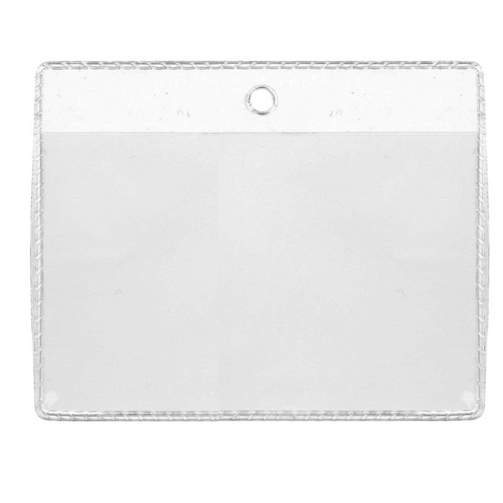 Porte-badge vinyle souple grand format 105x70 mm Horizontal 1453020