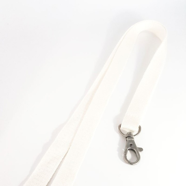 Cordon tour de cou Bambou 15mm avec attache métal sans nickel Beige x100 1436360