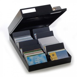 Coffret de rangement sécurisé pour cartes plastique 1457011