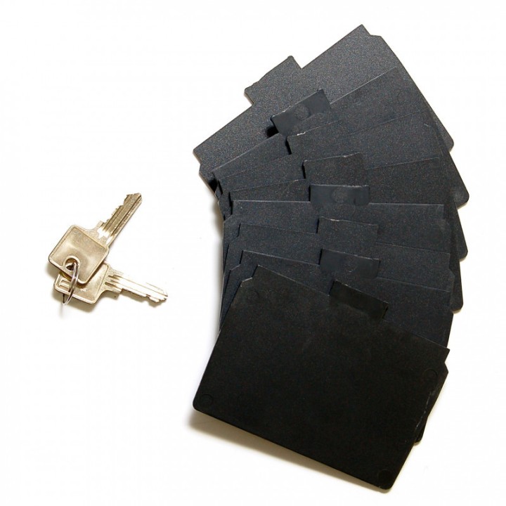 Coffret de rangement sécurisé pour cartes plastique 1457011