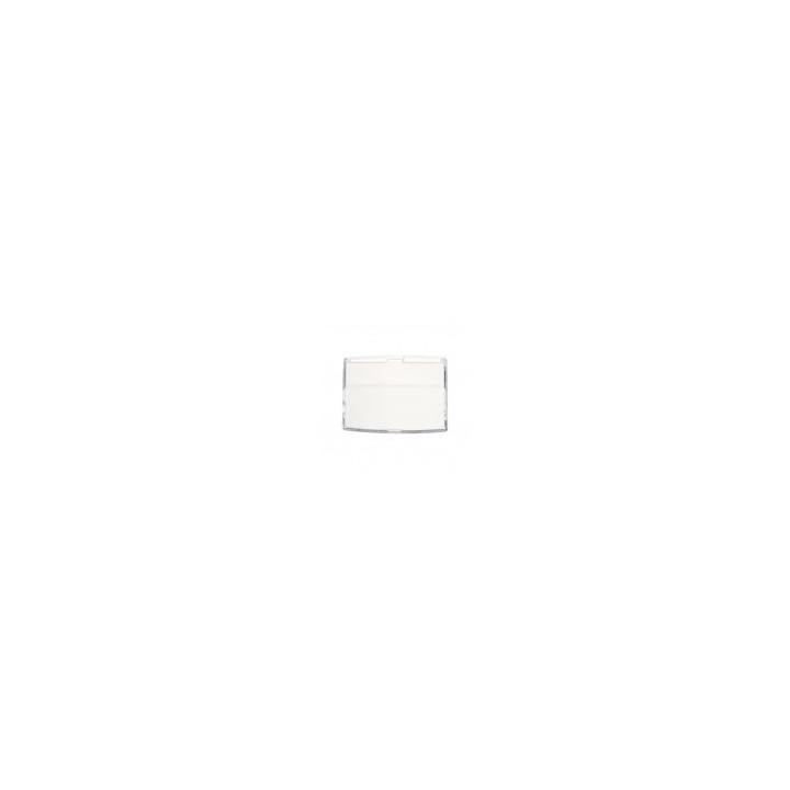 Porte-badge à fermeture clipsable dorsale horizontale 1455200